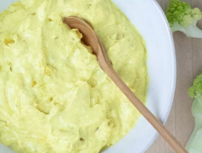 caramelized onion dip in bowl