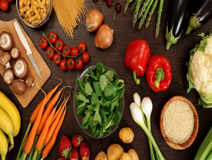 Vegetables and fruit