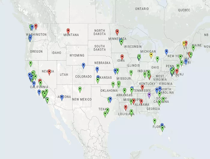 Healthy procurement map