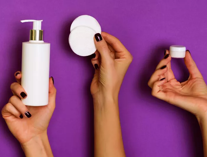 various cosmetic products