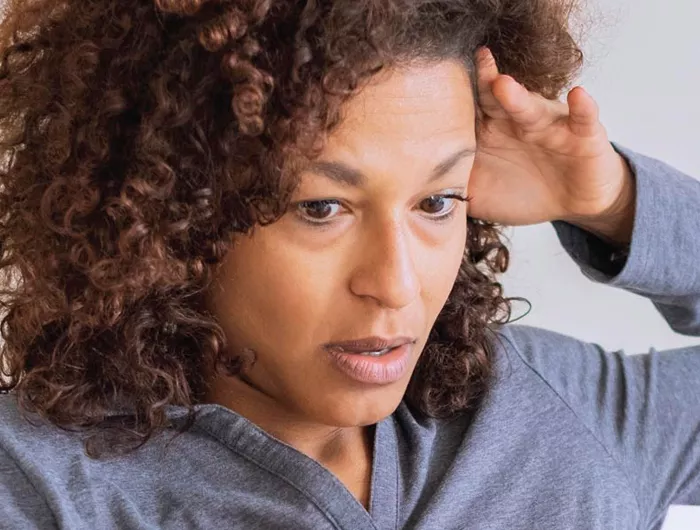 woman confused