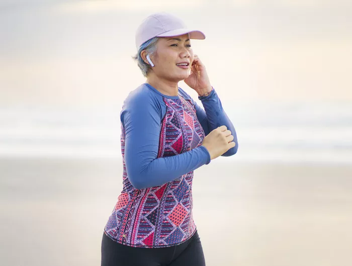 woman running