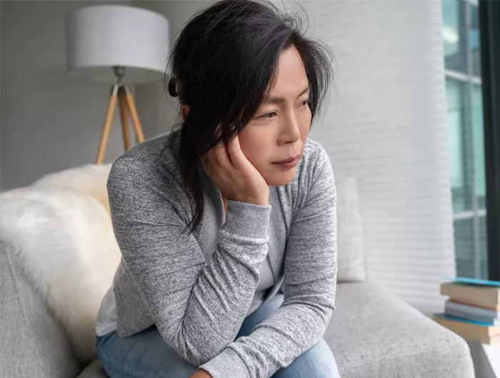 depressed woman