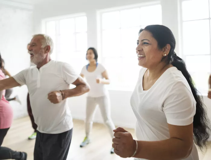 woman exercising