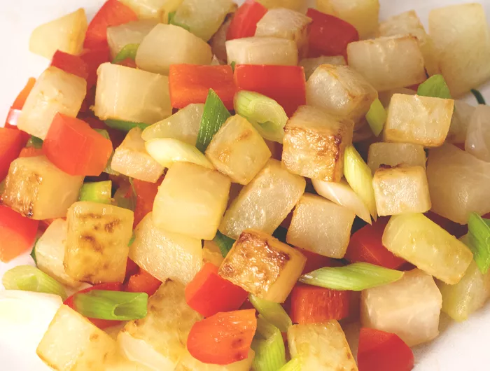 kohlrabi home fries