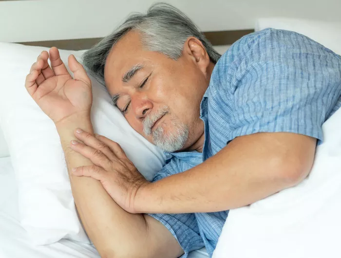 man sleeping