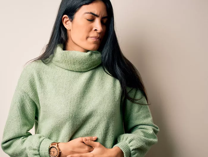 woman with GI discomfort