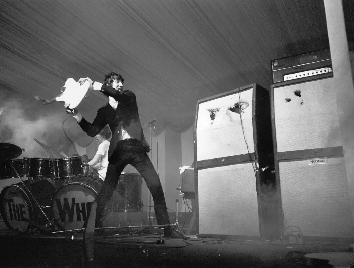 Pete Townshend Smashing Guitar