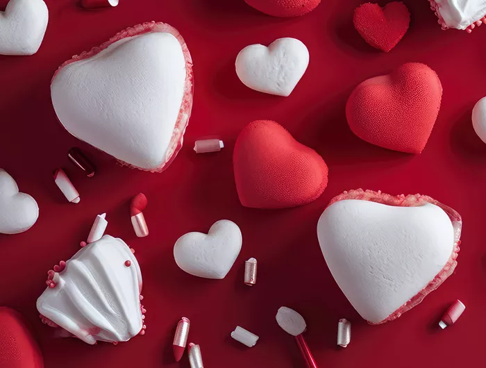 Valentine candy containing red 3 food dye