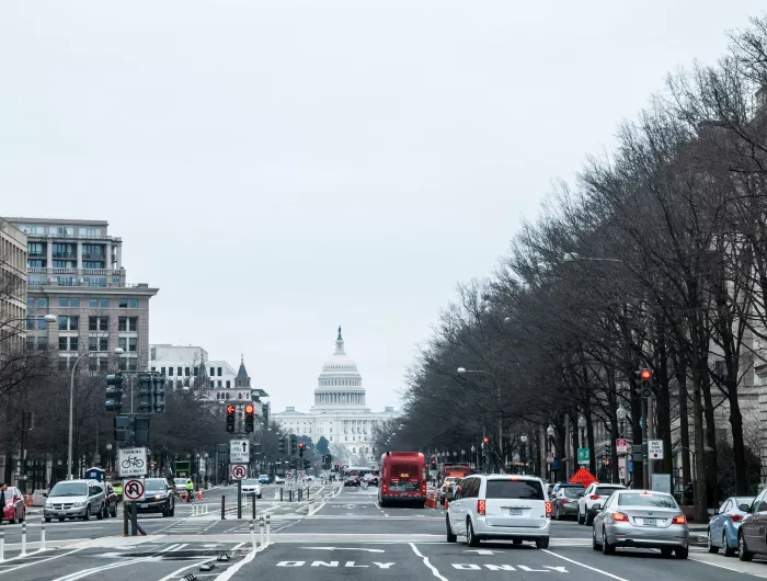 Washington D.C. streetscape 