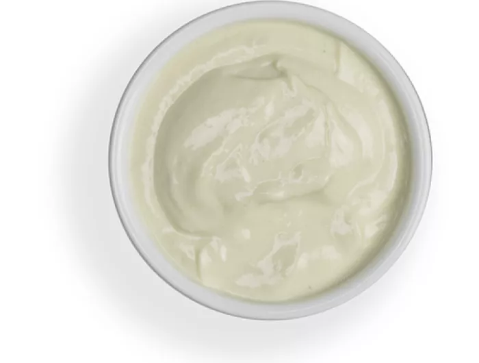 a bowl of tahini