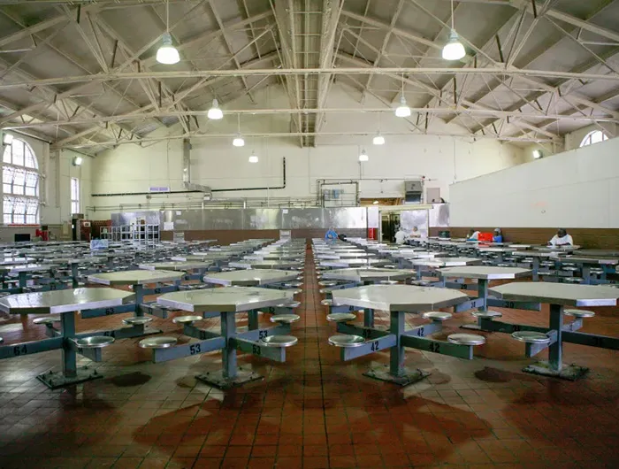 Prison dining hall