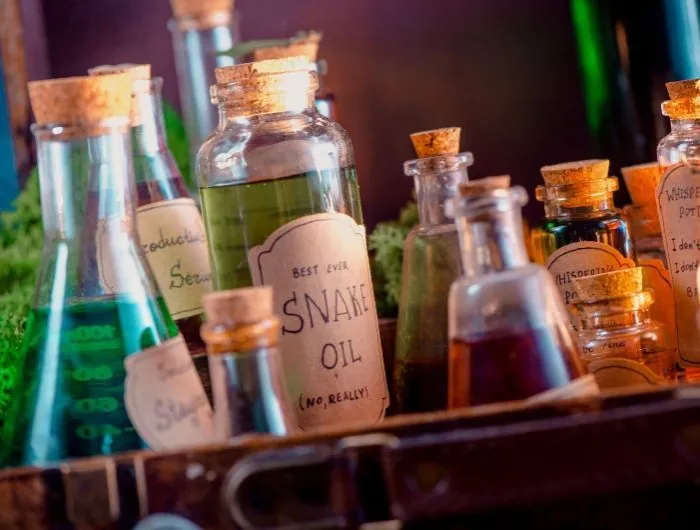 Fake remedy, homeopathy, and unscientific medicine concept.