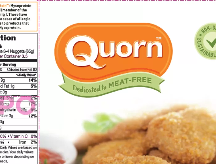 Labels on Quorn Meat Substitutes to Make Products' Mold Content More Prominent