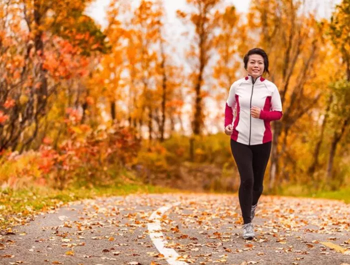 person running