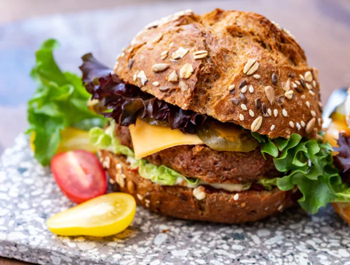 veggie burger