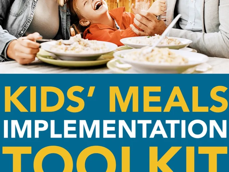 Screenshot from Kids Meals Implementation Toolkit