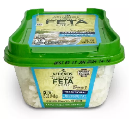 tub of Athenos Traditional Reduced Fat Feta