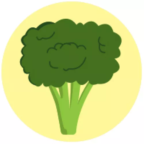 cartoon broccoli