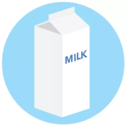 cartoon carton of milk