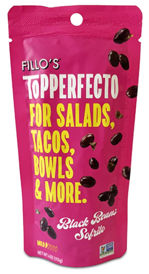 Pouch of Fillo's Black beans sofrito Toperfecto