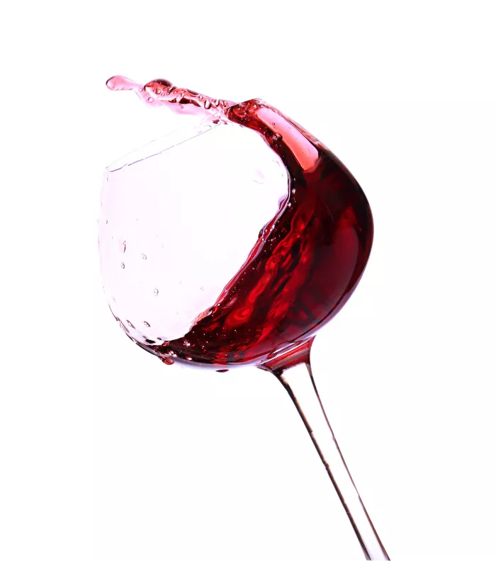 glass of red wine