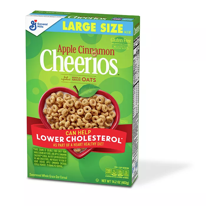 Apple Cinnamon Cheerios box