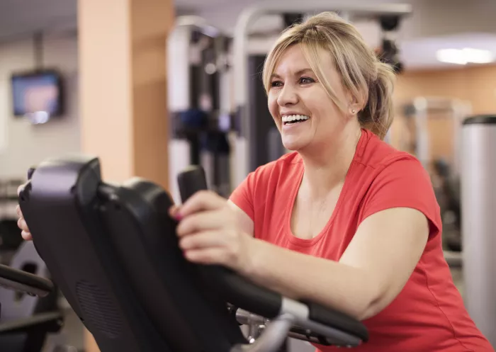 woman exercising