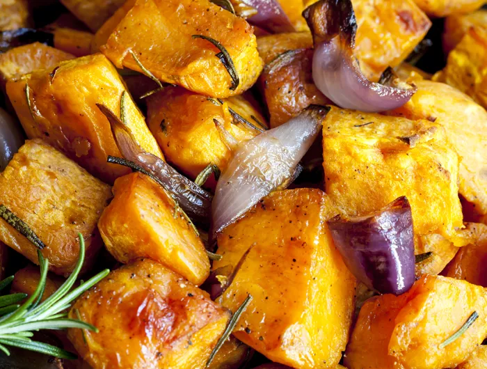 roasted sweet potatoes