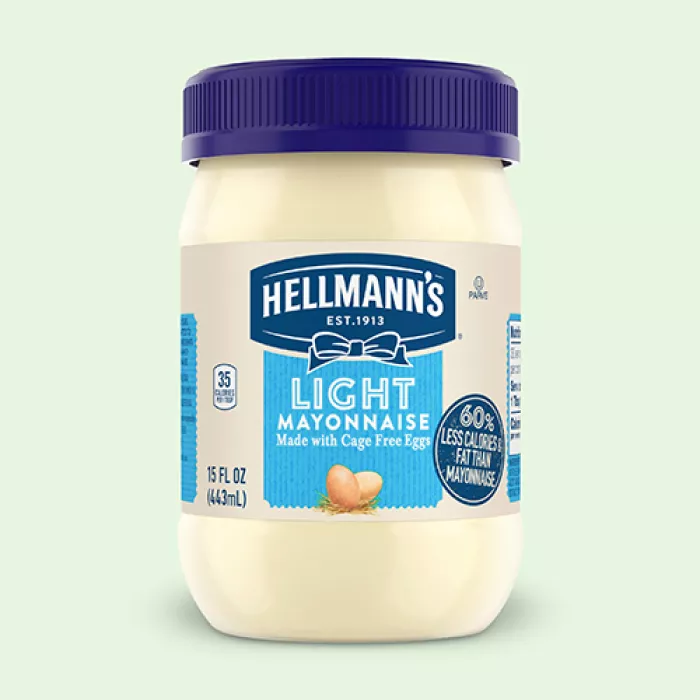 Jar of Hellmann's Light Mayonnaise 