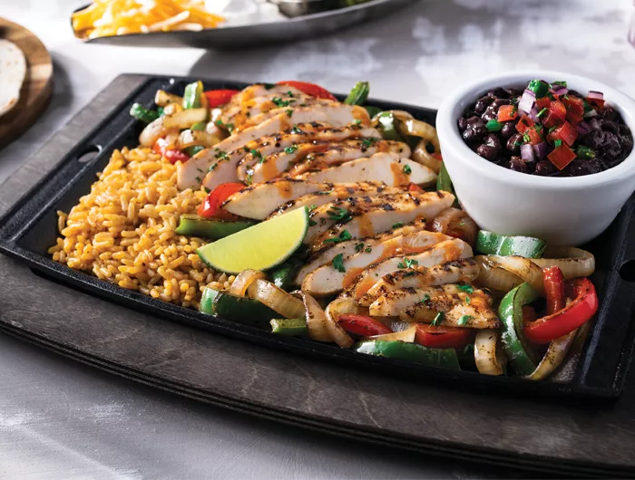 Chili's chicken Fajita plate