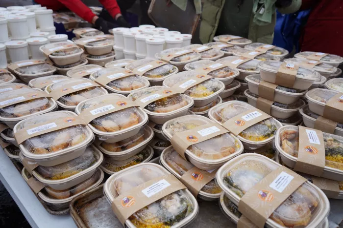 Make Food Not Waste Upcycling Kitchen meals ready for service