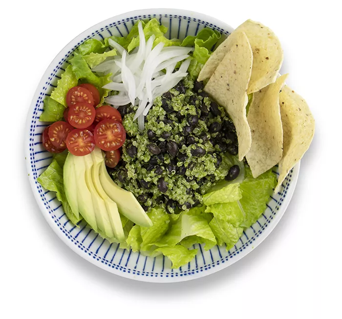 black bean bowl