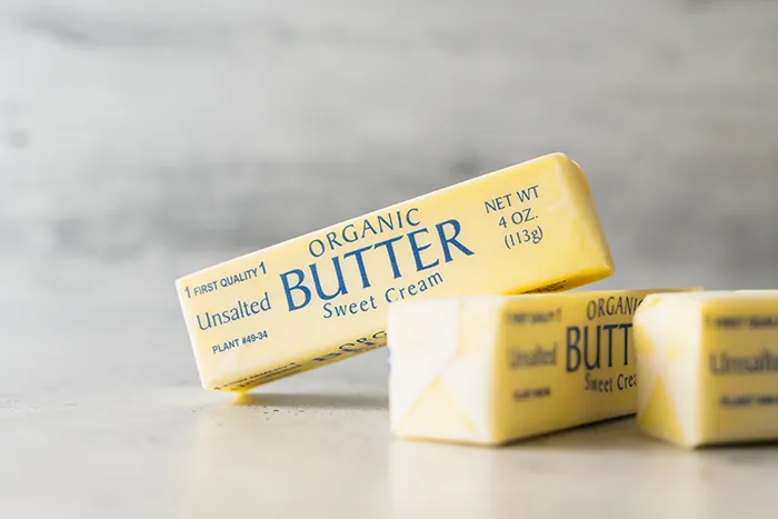 3 sticks of organic butter