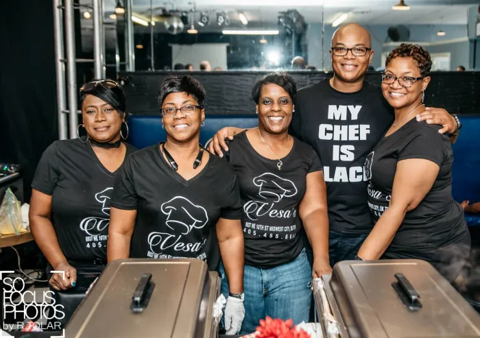 Apollo Woods and hosts at OKC Black Eats event