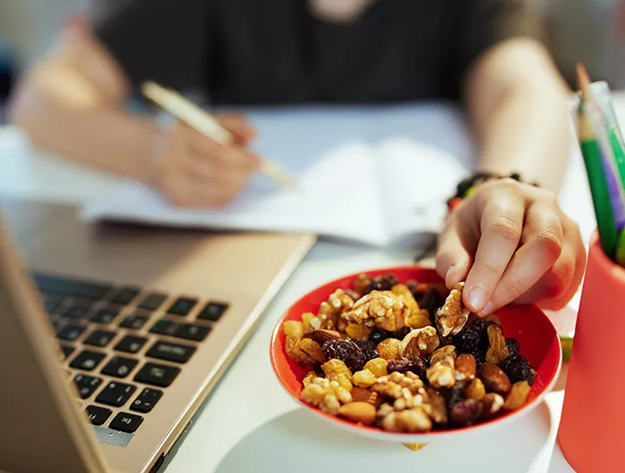 Healthy snack bowl