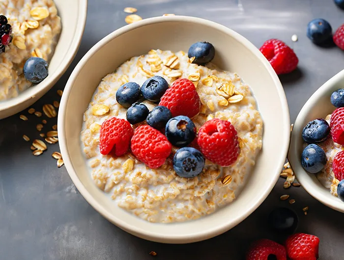 Oatmeal with berries