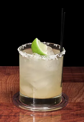 a mixed drink