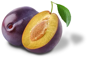 a plum
