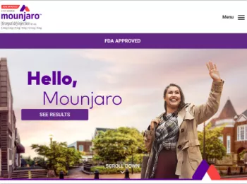 Mounjaro's website