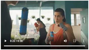 ad for Clif bar