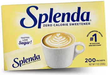 box of Splenda packets