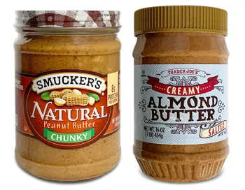 jar of Smuckers natural chunky PB