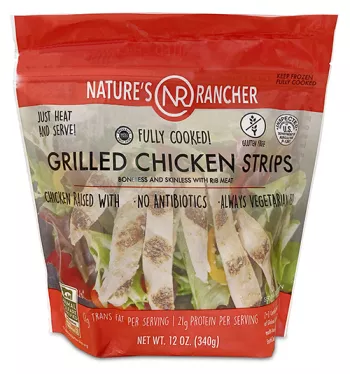 bag of nature's rancher grilled chicken strips