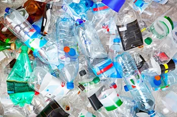 pile of empty plastic waterbottles
