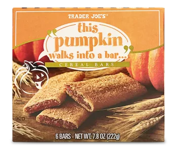 box of Trader Joe's "This Pumpkin Walks into a Bar..."