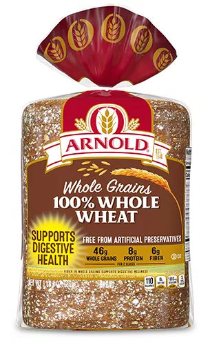 Arnold whole grains 100% whole wheat