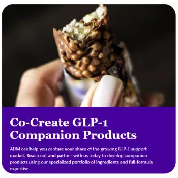 screenshot of an article called Co-create GLP-1 Companion Products