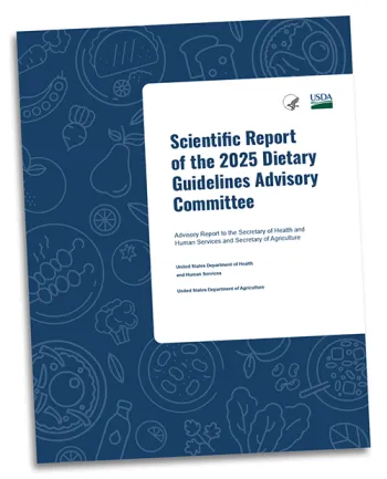 cover og the scientific report of the 2025 dietary guidelines of America