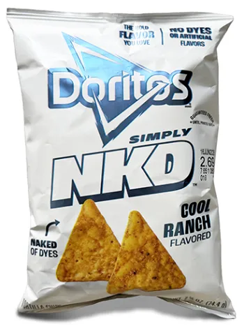 bag of NKD cool ranch Doritos